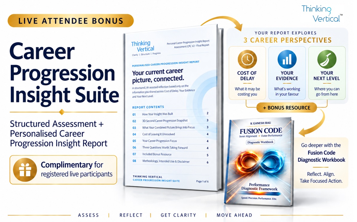 Career Progression Insight Suite — live attendee bonus