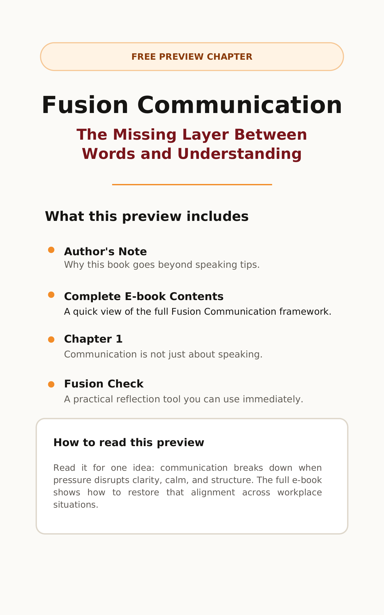 Fusion Communication free preview page 2