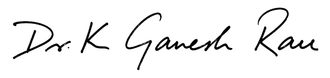 Dr K Ganesh Rau signature